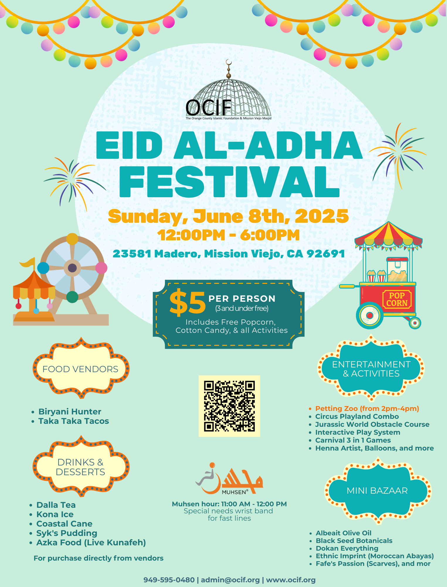 Eid Al-Adha Festival 6.8.25 flier (8)