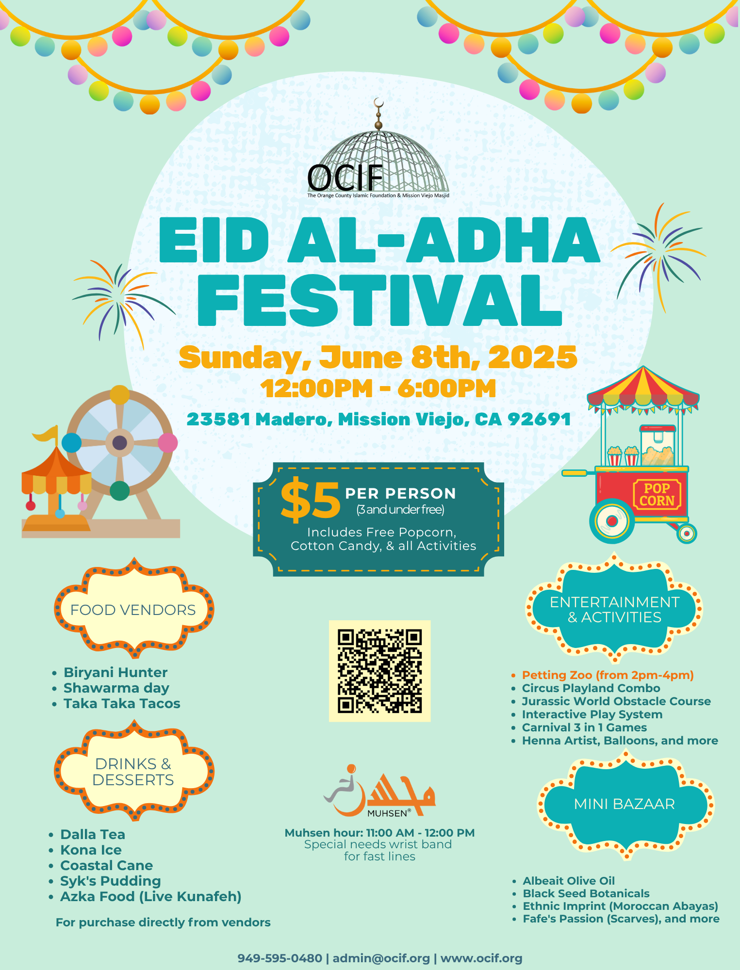 Eid Al-Adha Festival 6.8.25 flier (8)