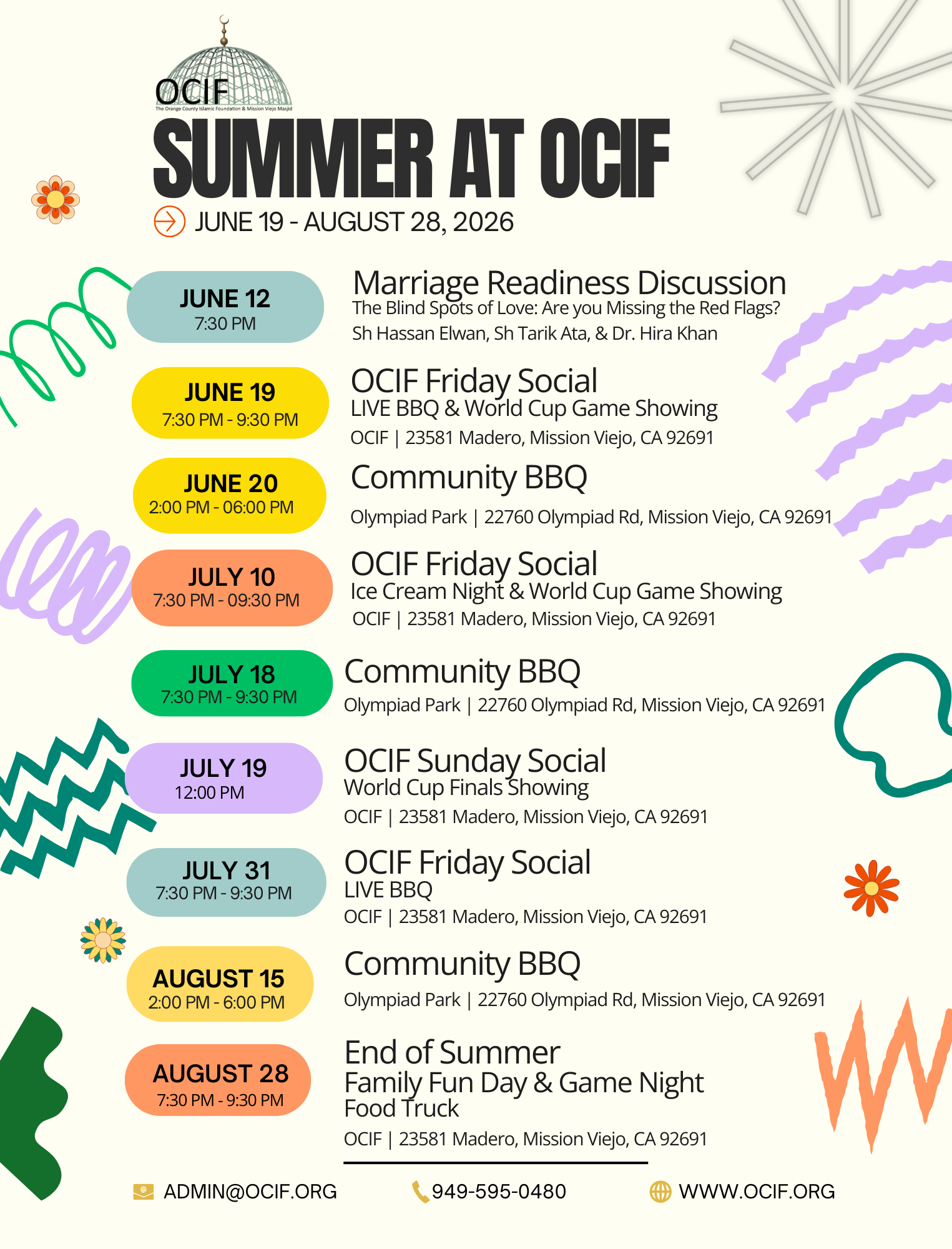 Summer AT OCIF Event Schedule 2026 Flyer (1525 x 2000 px)