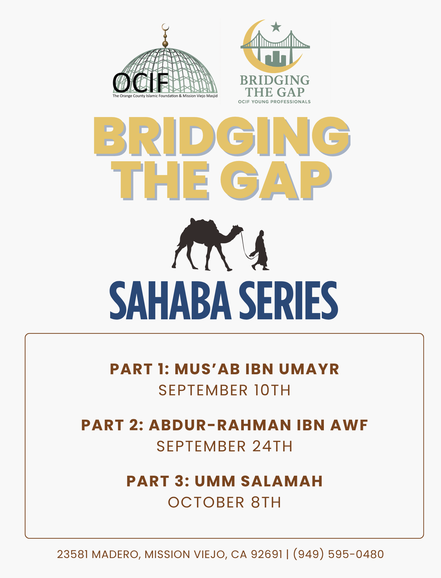 2026. Sept-Oct -Sahaba Series
