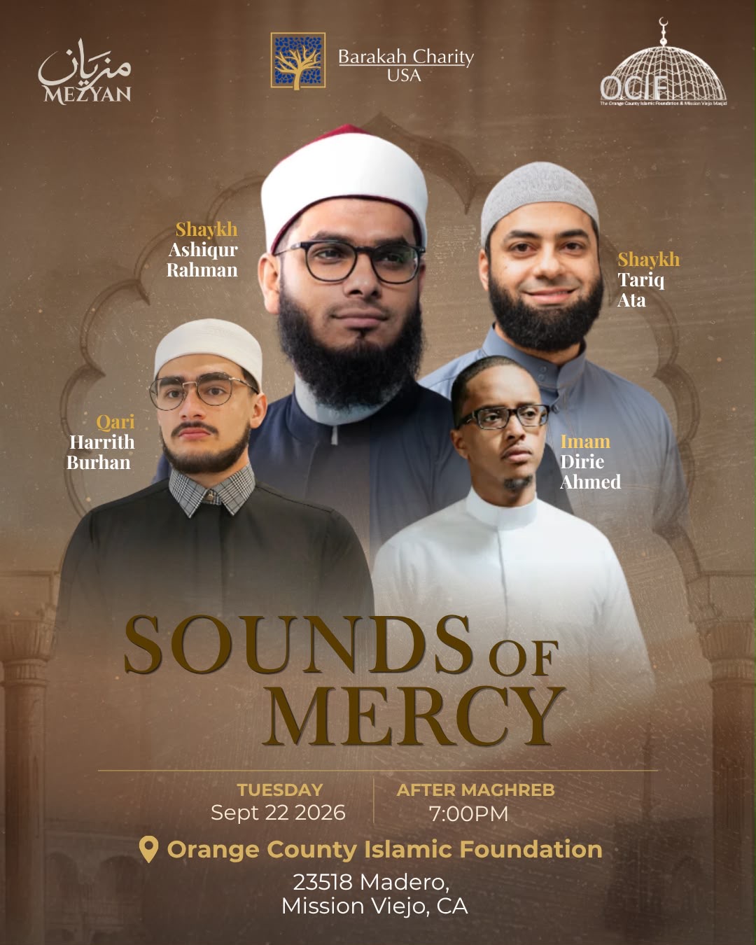 Mezyan Sounds of Mercy night 9.18.26