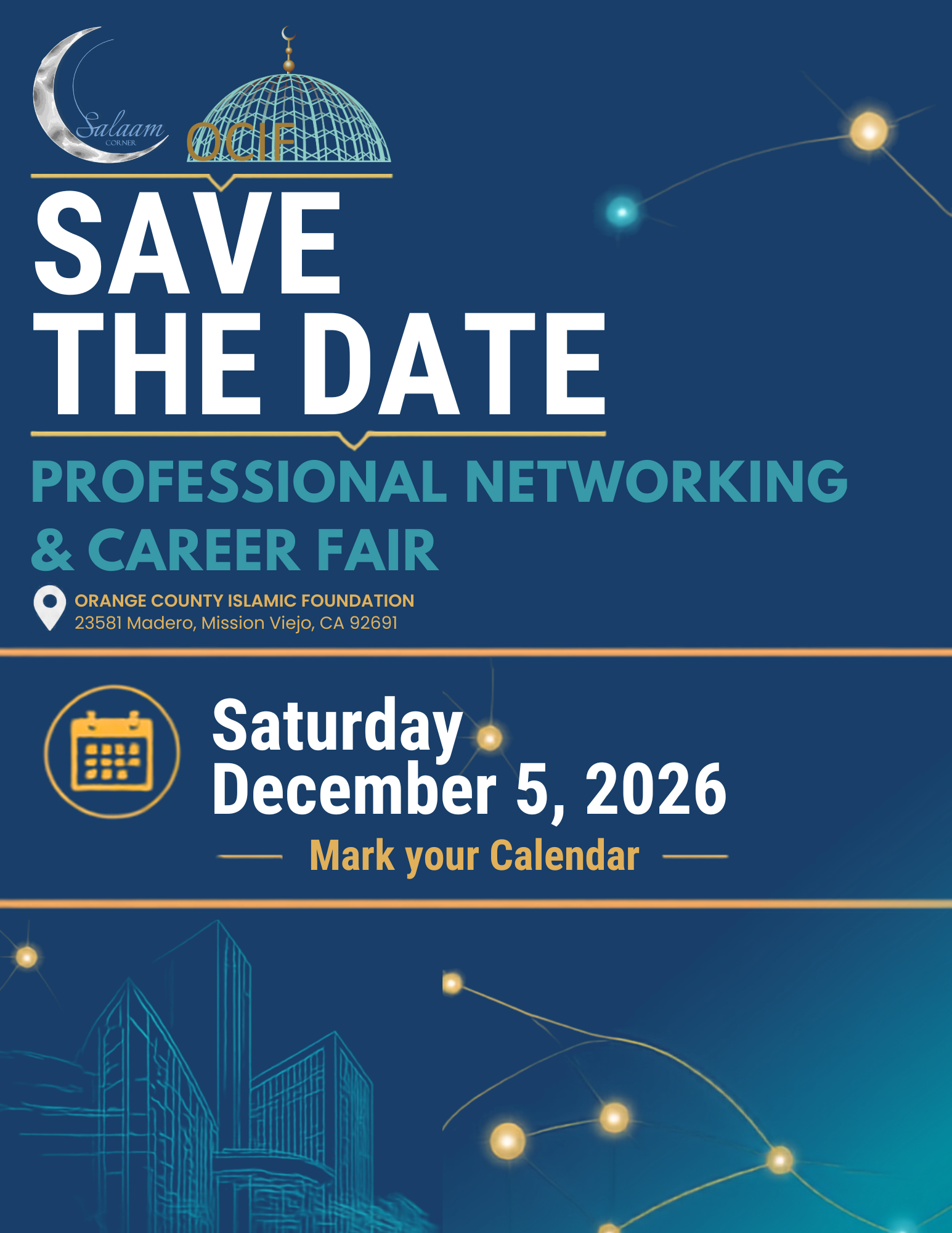 Professional Networking & Career Fair Save the Date