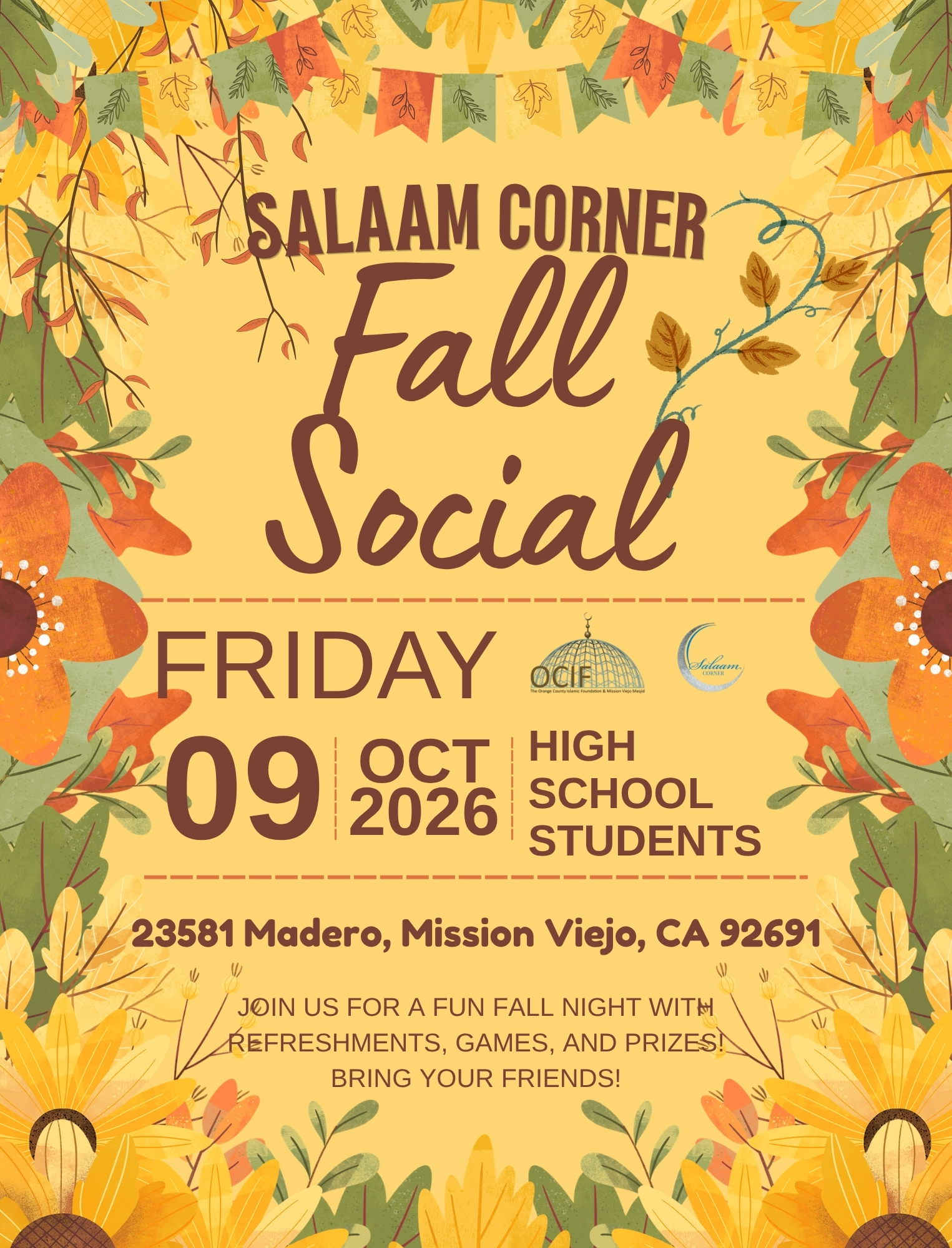 SC Fall Social 10.9.26